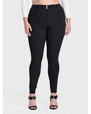 Freddy Wr.up Curvy Diwo High Waisted Pants - Black