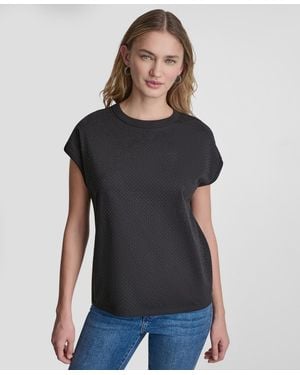 DKNY Crewneck Tank Top - Black