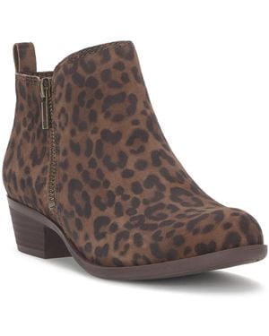 Lucky Brand Basel Ankle Booties - Brown
