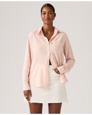 Levi's Levis Darlene Collared Button Front Shirt - Natural