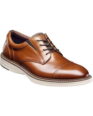 Nunn Bush Griff Leather Cap-toe Oxford - Brown