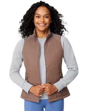 Free Country Quilted Hybrid Vest - Gray
