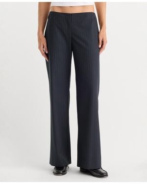 GOOD AMERICAN Low-rise Wide-leg Pants - Blue
