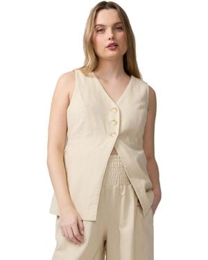 Ingrid & Isabel Ingrid + Isabel Maternity Ingrid & Isabel Postpartum Linen Jumpsuit - Natural