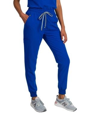Medgear Madison Mid-rise Slim jogger Scrub Pant - Blue