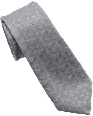 DKNY Slim Design Tie - Gray