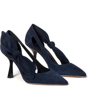 Kate Spade Bunnie Suede Slip-on Pumps - Blue