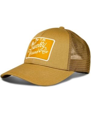 Lucky Brand Patch Trucker Cap - Metallic