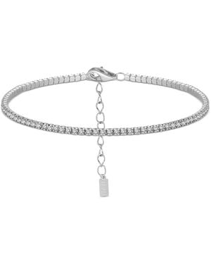 BEN ONI Cubic Zirconia Ankle Bracelet - White