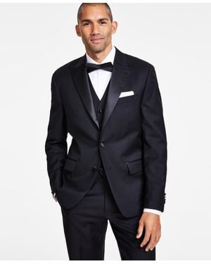 Michael Kors Black Plain Classic Sport Coats|black,40r - Blue