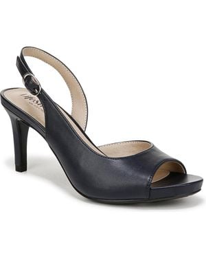 LifeStride Teller 2 Slingback Peep Toe Pumps - Blue