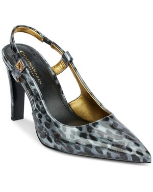 Donna Karan Donna Slingback Pumps - Metallic