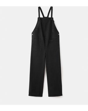 Mango Maternity Denim Dungarees - Black