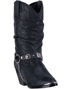 Dingo Olivia Leather Boot - Black