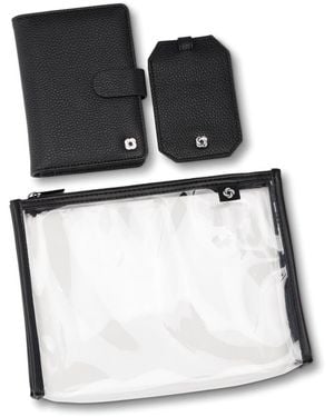 Samsonite 3 Piece Passport Cover - Black