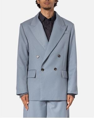 MNML Double Breasted Jacket - Blue