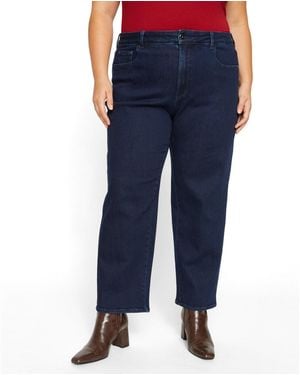 UNIVERSAL STANDARD High Rise Straight Leg Jeans 28 Inch - Blue