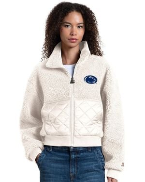 Starter Penn State Nittany Lions Journeyman Sherpa Full-zip Jacket - White