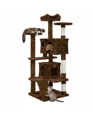 Aronkl Multi-level Cat Tree Tower - White