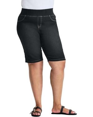 Avenue Butter Denim Pull On Short - Black