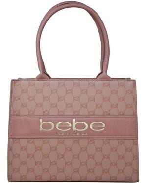 Bebe Serena Monogram Tote Bag - Pink