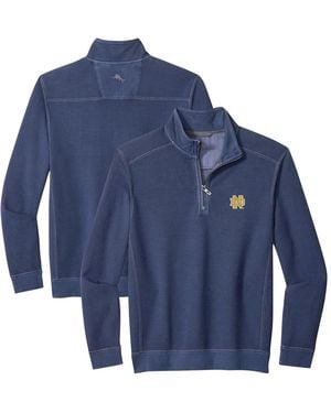 Tommy Bahama Notre Dame Fighting Irish Montego Bay Half-zip Jacket - Blue