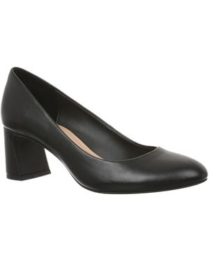 On 34th Toulla Mid Block Heel Pumps - Black
