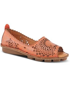 Spring Step Brandal Slip-on Shoe - Brown