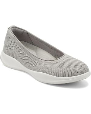 Rockport Roana Slip-on Round Toe Flats - Gray