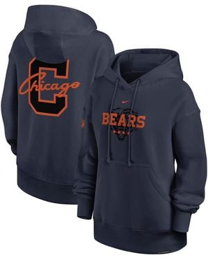 Nike Chicago Bears 2026 Rivalries Collection Oversized Pullover Hoodie - Blue
