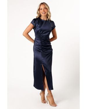 Petal & Pup Lisbeth Midi Dress - Blue