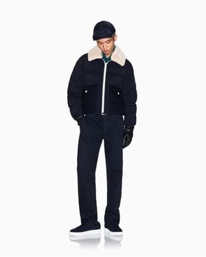 ARMANI EXCHANGE | Crossover Sherp Collr Down Bomber Jcket - Blue