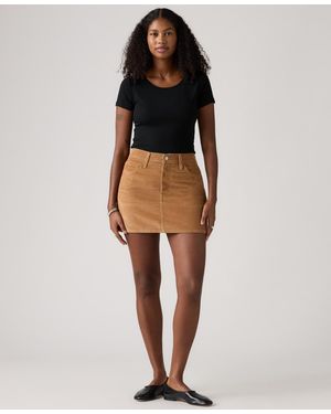 Levi's Icon Cotton Denim Skirt - Multicolor