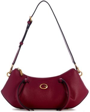 Guess Allegra Large Shoulder Handbag - Red
