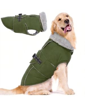 Aronkl Reflective Waterproof Dog Jacket - Green