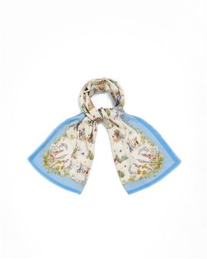 Fable England Peter Rabbit Rectangle Scarf - Blue