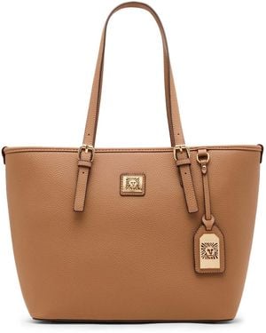 Anne Klein Carry All Large Perfect Tote Bag - Brown