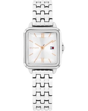 Tommy Hilfiger Quartz Tone Stainless Steel Bracelet Watch - White