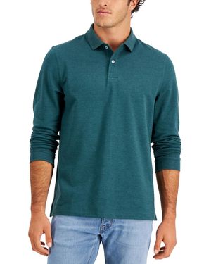 Club Room Solid Stretch Polo - Green