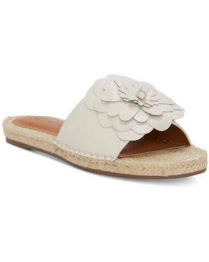 Lucky Brand Biricha Flower Flat Sandals - White