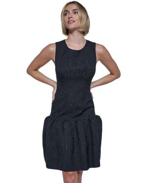 Sonia Rykiel Sleeveless Drop-waist Fit & Flare Dress - Blue
