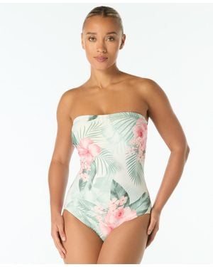 Coco Reef Bandeau Neck Contours Gelena One-piece Swimsuit - Blue