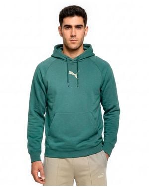 PUMA Fleece Regular Fit Hoodie - Green