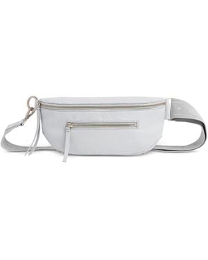 Hammitt Charles Small Leather Crossbody Belt Bag - White