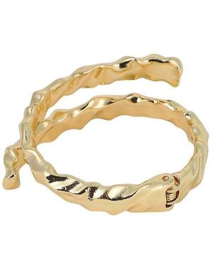 SOH The Crumple-wrap Cuff Bracelet - Metallic