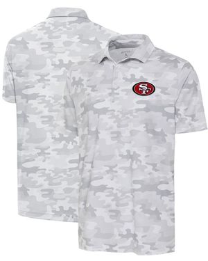 Antigua San Francisco 49ers Collide Polo - White