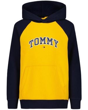 Tommy Hilfiger Boys 8-20 Raglan Sleeves Hoodie - Yellow