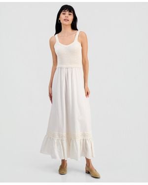 And Now This Petite Sleeveless Top And Skirt - White