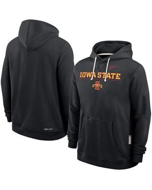 Nike Iowa State Cyclones 2025 Sideline Performance Pullover Hoodie - Black