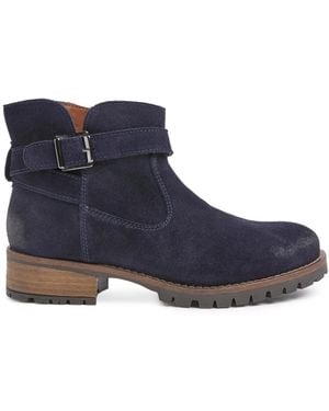 Celtic & Co. Strap Detail Ankle Boot - Blue